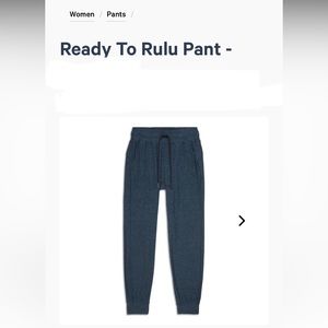 Lululemon Ready To Rulu Jogger Cropped